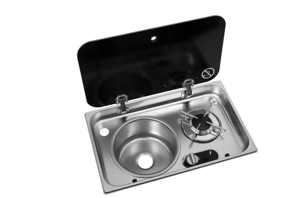 Navyload Navy Load Kookplaat 1-Pits met Spoelbak Links 505x305