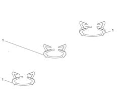 Thetford Thetford Pan Support (1x Large, 2x Medium)