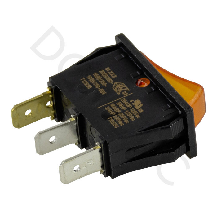 Dometic Dometic RM4211/4281 Schakelaar 230V Oranje