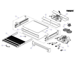 Thule Thule Slide-Out Frame G2 Ducato/Jumper/Boxer 550