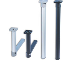 MPK MPK Klaptafelpoot Zwart Bovenknik 67.5cm