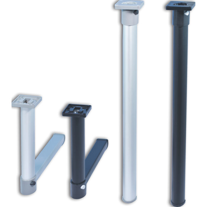 MPK MPK Klaptafelpoot Zwart Bovenknik 67.5cm