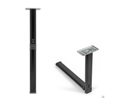 FjordOutdoor Klaptafelpoot Antraciet Middenknik 67.5cm