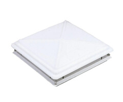 MPK MPK Dakluik 40x40cm Melkglas Grote Kap+Combirollo Grijs