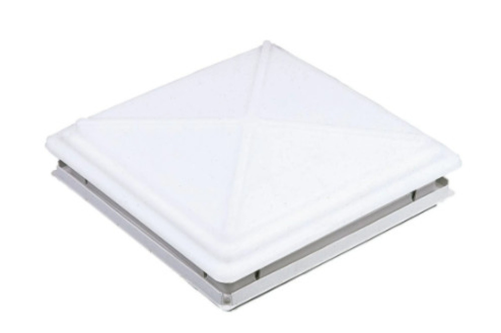 MPK MPK Dakluik 40x40cm Melkglas Grote Kap+Combirollo Grijs