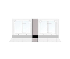 Thule Thule Panorama Voorwand 1mtr