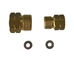 GOK GOK Gastester Verb.koppeling G1/4LH-Kn-u G1/2LH-KN