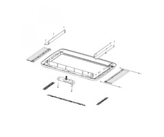 Dometic Dometic Midi Heki Style Binnenkader Slinger Uitvoering Wit
