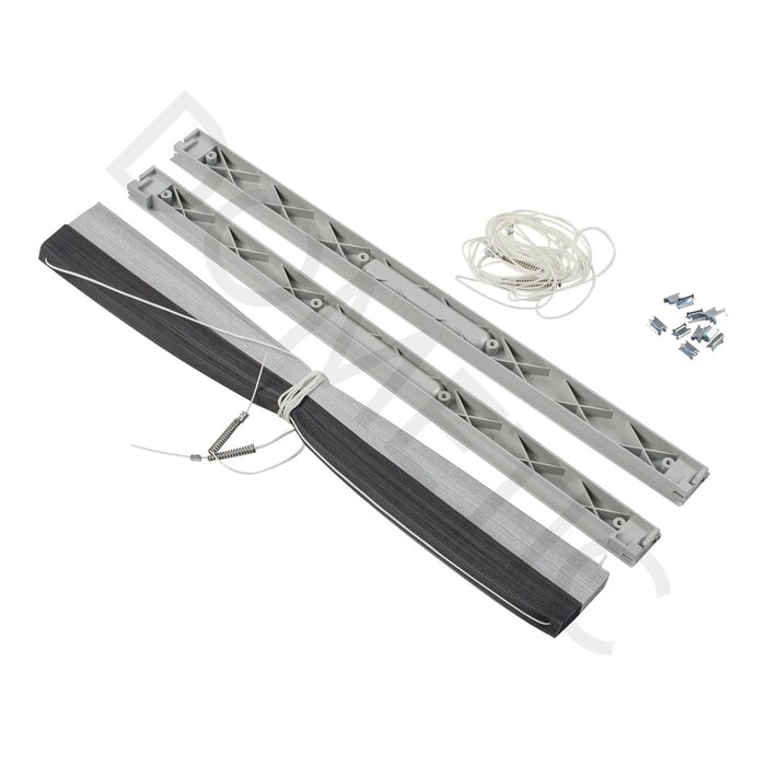 Dometic Dometic Midi Heki Rollo-Insektenhor Set Lichtgrijs fire retardant