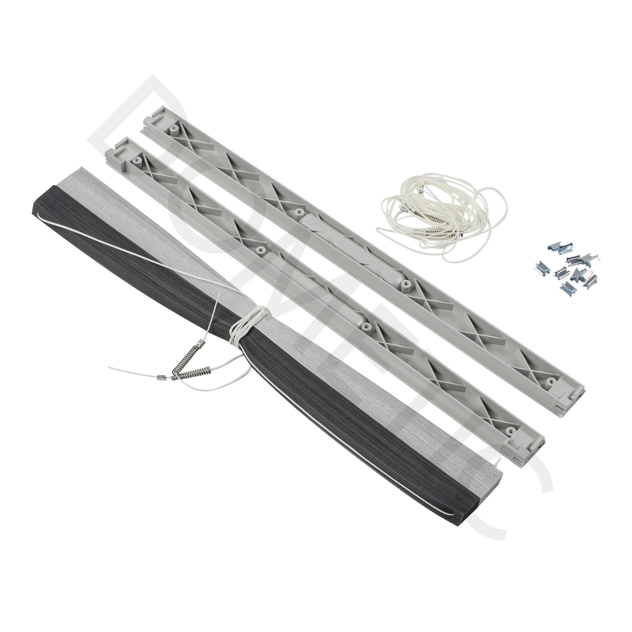 Dometic Dometic Midi Heki Rollo-Insektenhor Set Lichtgrijs fire retardant