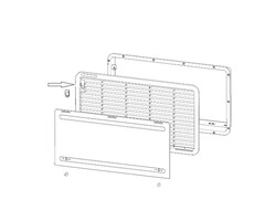 Dometic Dometic Luchtafvoerrooster Beige 277x518mm LS300