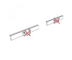 Thule Thule Mounting Rail voor Caravan Rail 2x16cm