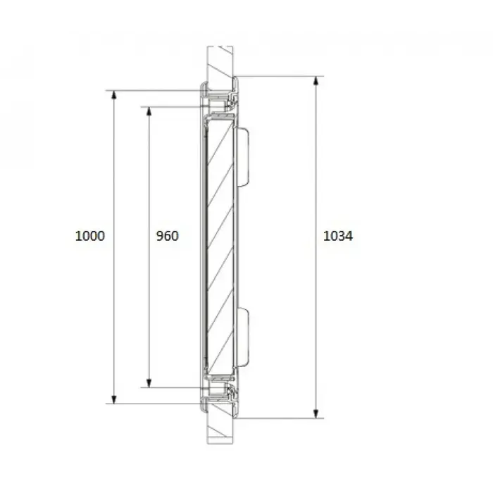 Dometic Dometic Serviceluik SK4 100x30.5cm Wit