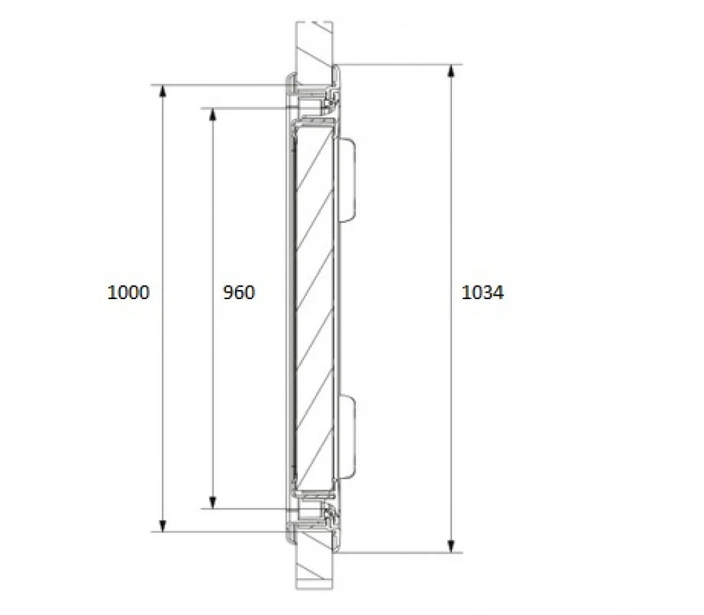 Dometic Dometic Serviceluik SK4 100x30.5cm Wit