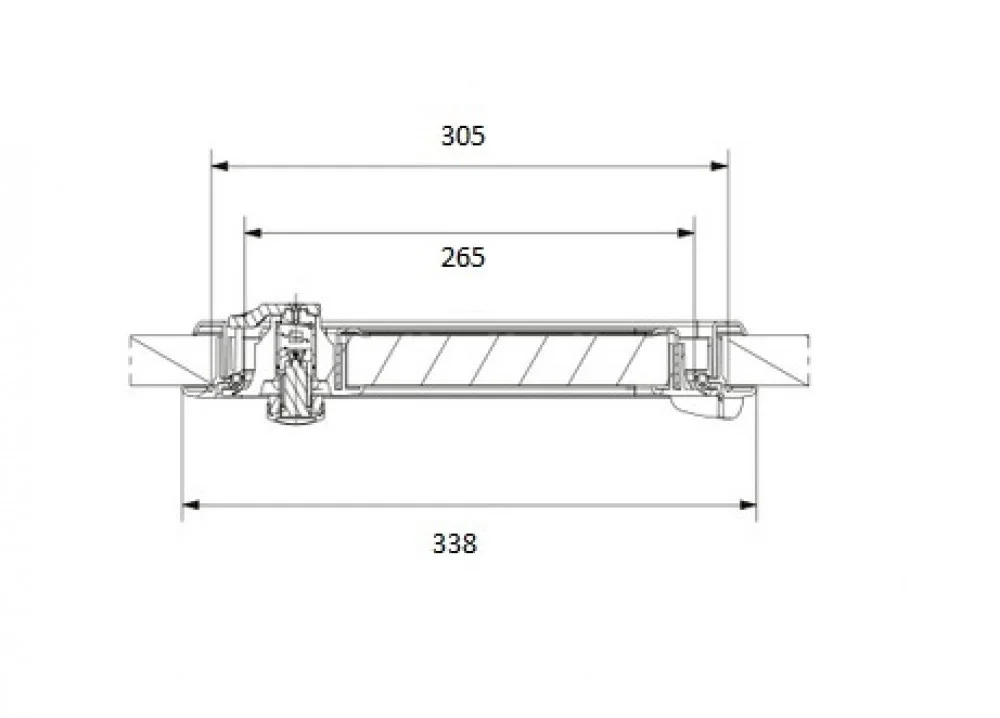 Dometic Dometic Serviceluik SK4 70x30.5cm Wit