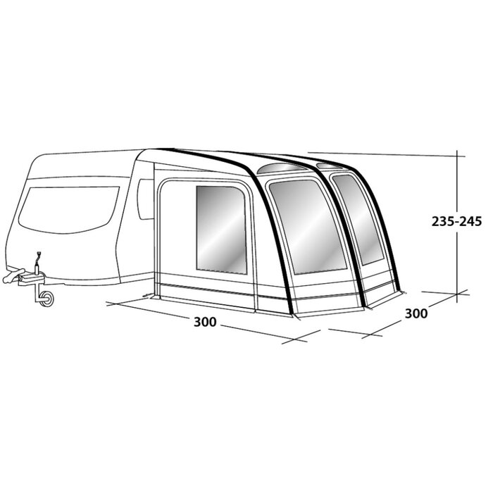 Outwell Outwell Caravanvoortent Mirage 300SA