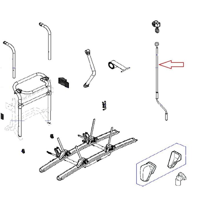 Thule Thule Lift manueel slinger 70 cm