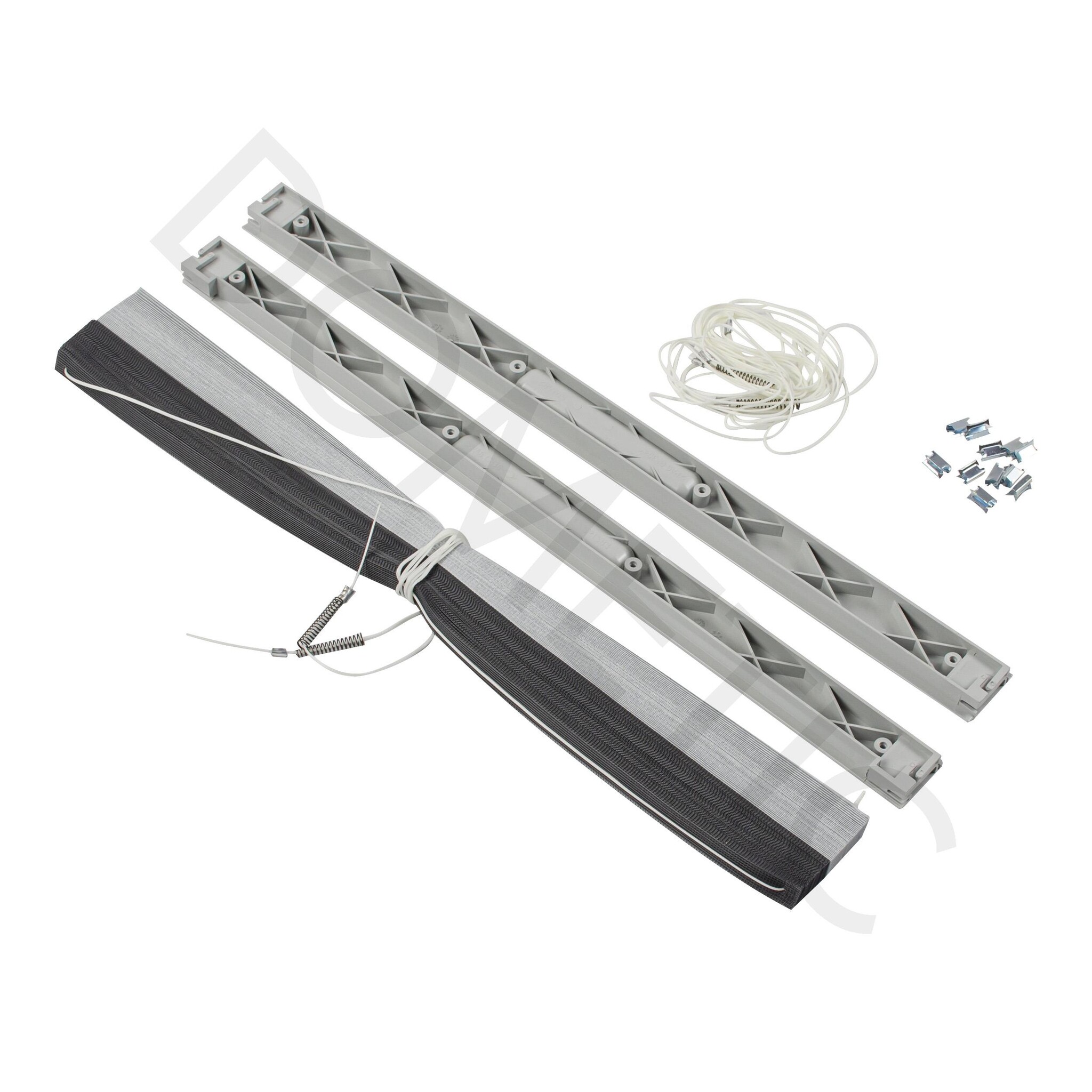 Dometic Dometic Midi Heki Rollo-Insektenhor Set Lichtgrijs fire retardant