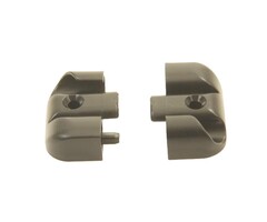 Polyplastic Eindstukje Scharnierlijst Zwart L+R