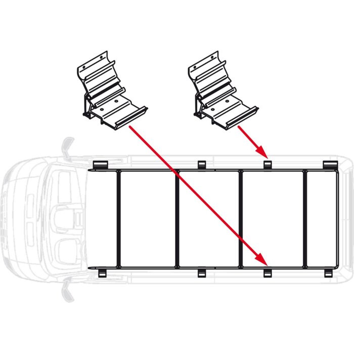 Fiamma Fiamma Roof Rail Ducato Kit Extra