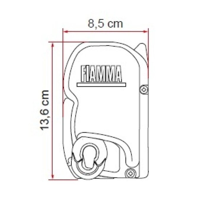 Fiamma Fiamma F45S 400 Deep Black-Royal Grey