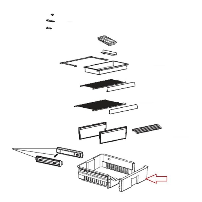 Dometic Dometic Handgreep Vershouder Schuif RML 9435