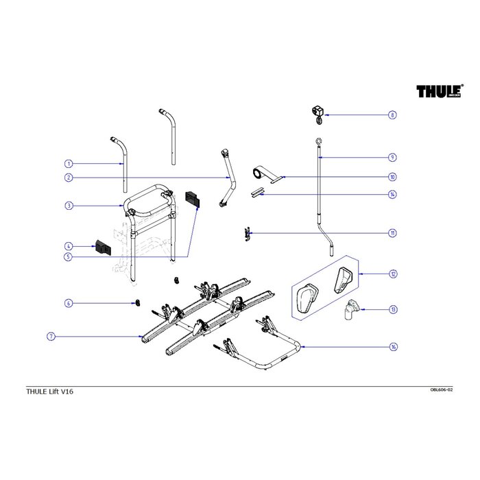 Thule Thule Lift V16 Ophangbeugel