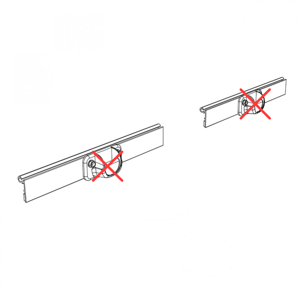 Thule Thule Mounting Rail voor Caravan Rail 2x16cm