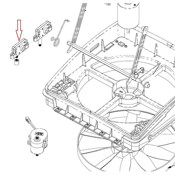 Maxxfan MaxxFan Opdraaimechanisme Automatisch