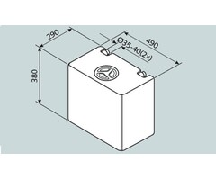 Fusion Fusion Watertank 50L V4-01 EV1004