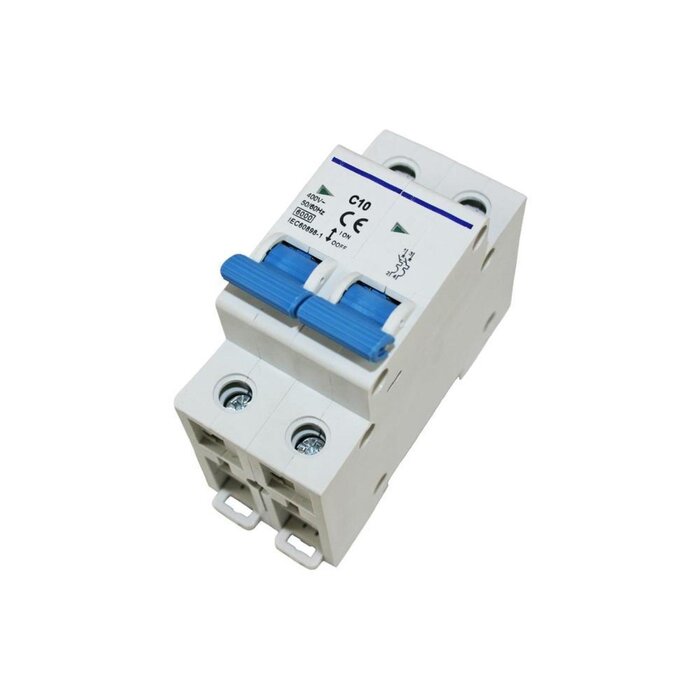 Fjord Outdoor Dubbelpolige Zekeringautomaat C10A