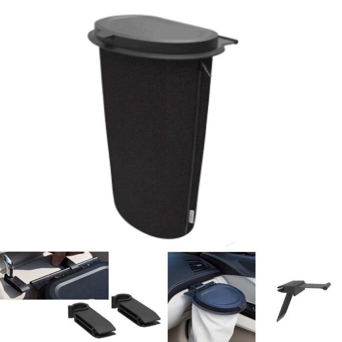 Flextrash Flextrash Afvalbak Auto L 9L Boldly Black Set