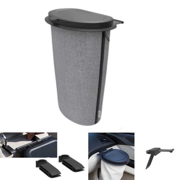 Flextrash Flextrash Afvalbak Auto L 9L Graceful Grey Set