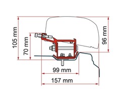 Fiamma Fiamma Renault Trafic Kit H1-L2 >2014 F40Van