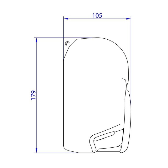 Thule Thule 8000 230V 600 Wit-Mystic Grey