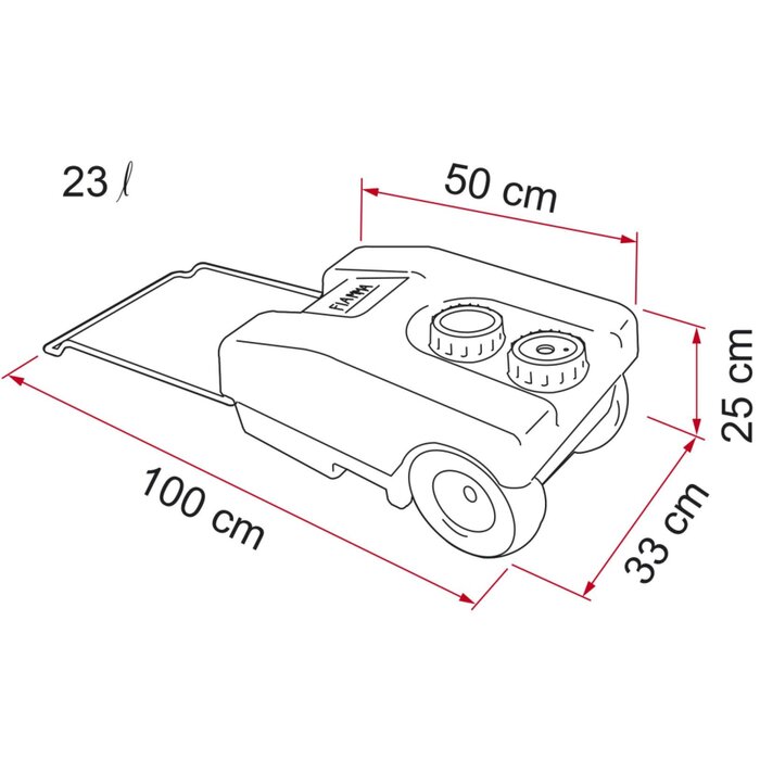 Fiamma Fiamma Vuilwatertank Roll-Tank 23W