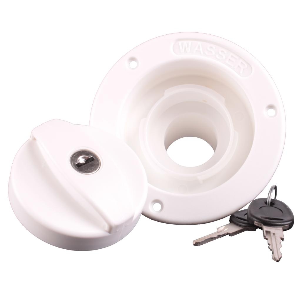 Fjord Outdoor Watervulopening 40mm met Slot Wit