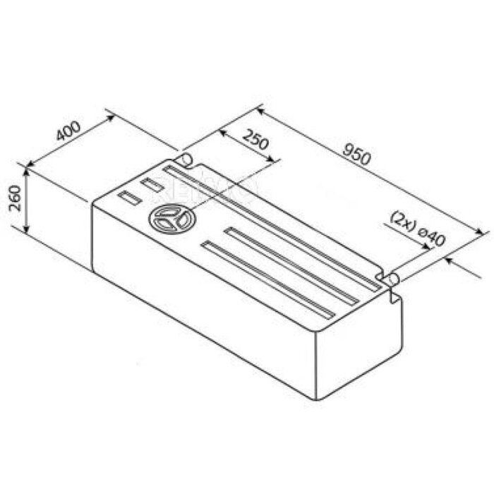 Fusion Fusion Watertank 89L V8-02 EV1802