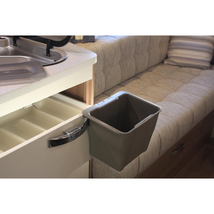 Fjord Outdoor Afvalemmer Inbouw 5L Grijs