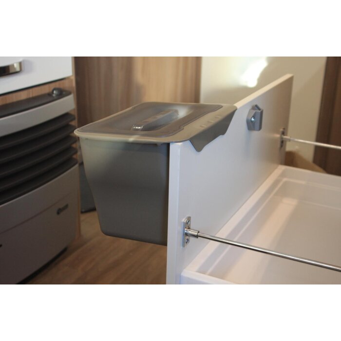 Fjord Outdoor Afvalemmer Inbouw 5L Grijs