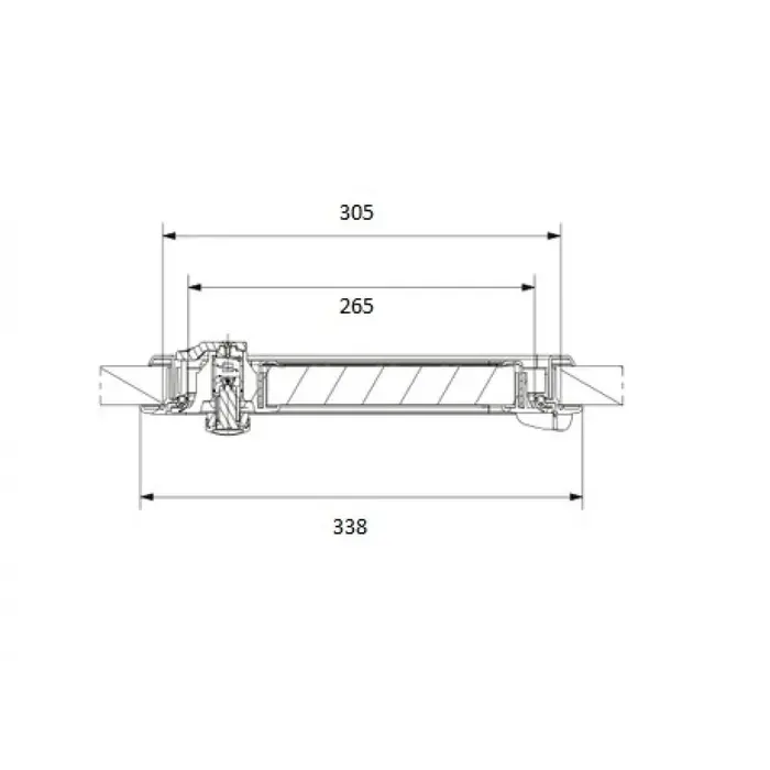 Dometic Dometic Serviceluik SK4 70x30.5cm Wit