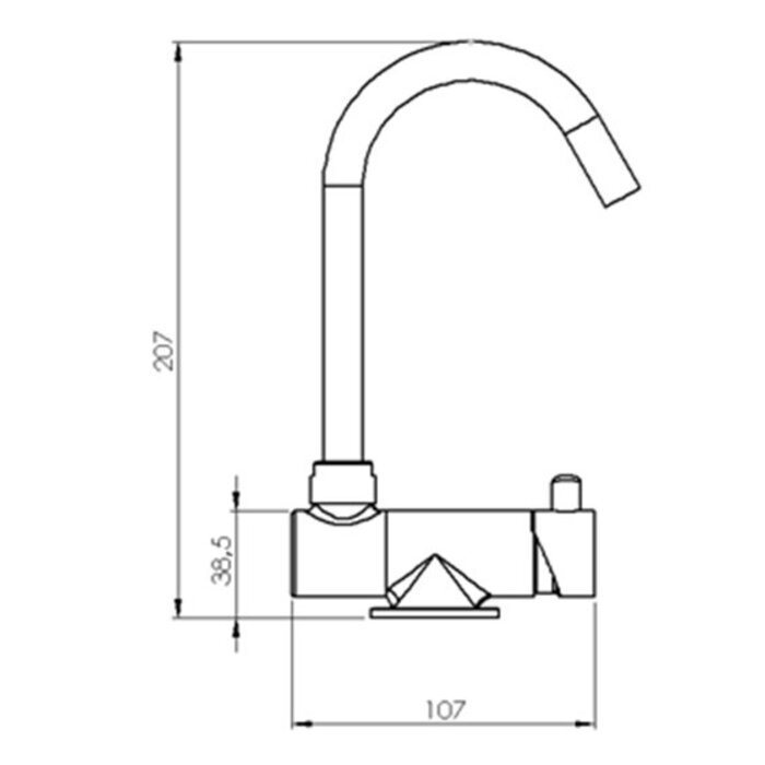 Navy Load Navy Load Mengkraan Enkele Knop