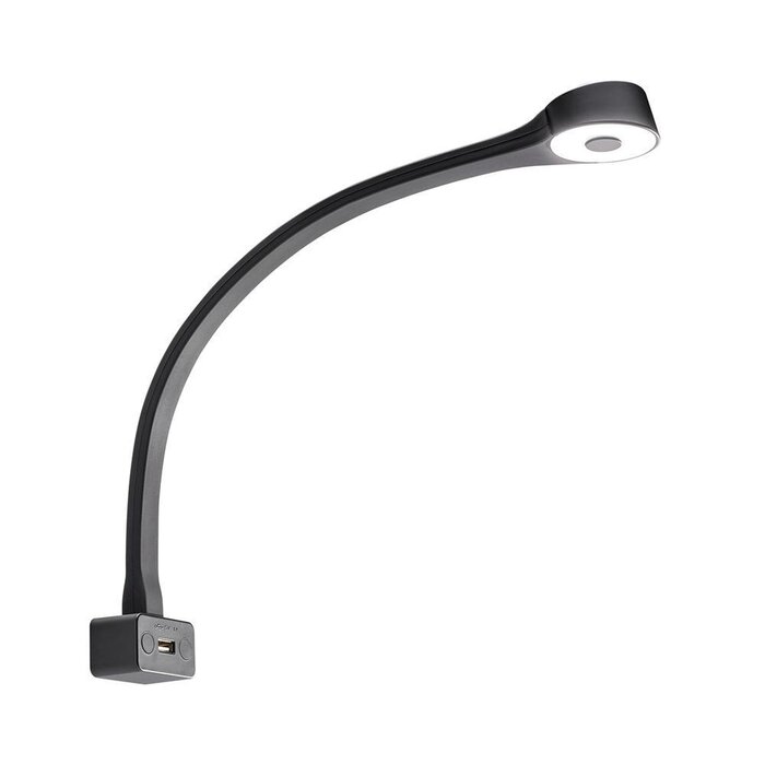 Fjord Outdoor LED Lamp met Zwanenhals F Flexibel 12V Zwart