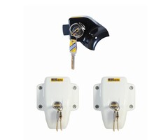 Heosafe HEOSafe Set Ducato + 2x Door Frame Lock Zwart Wit