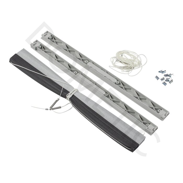 Dometic Dometic Midi Heki Rollo-Insektenhor Set Lichtgrijs fire retardant