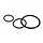 (38)O-Ring.  8x1,5. Voor E2400,2800 en 4000.