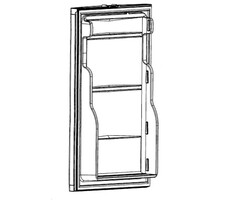 Dometic Dometic koelkastdeur compleet RM7400L 2412383800