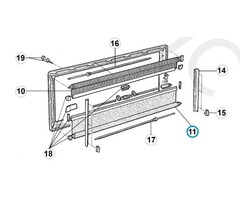 Dometic Dometic S3/S4 Verduisteringsrollo Aluminium/Wit 110x70