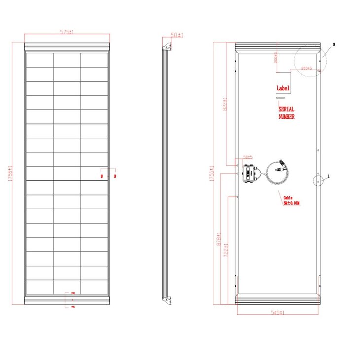 Vechline Vechline Daglichtpaneel / Zonnepaneel Back Contact 235W