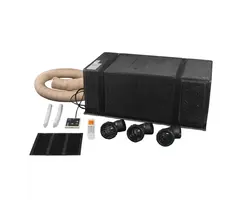 Vechline Vechline 9000 BTU Bankairco Zwart